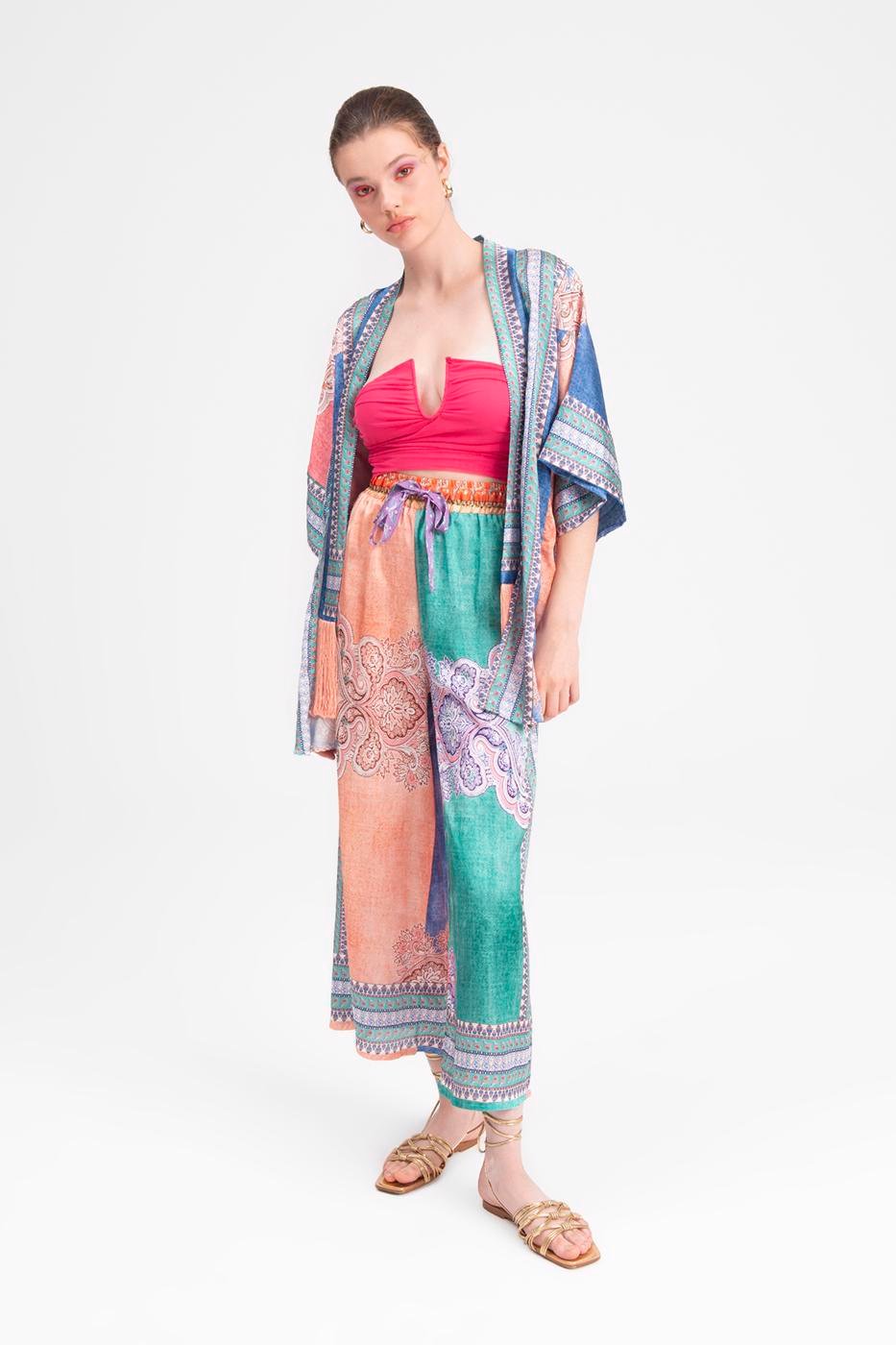 Elastic Waist Band Baggy Pants