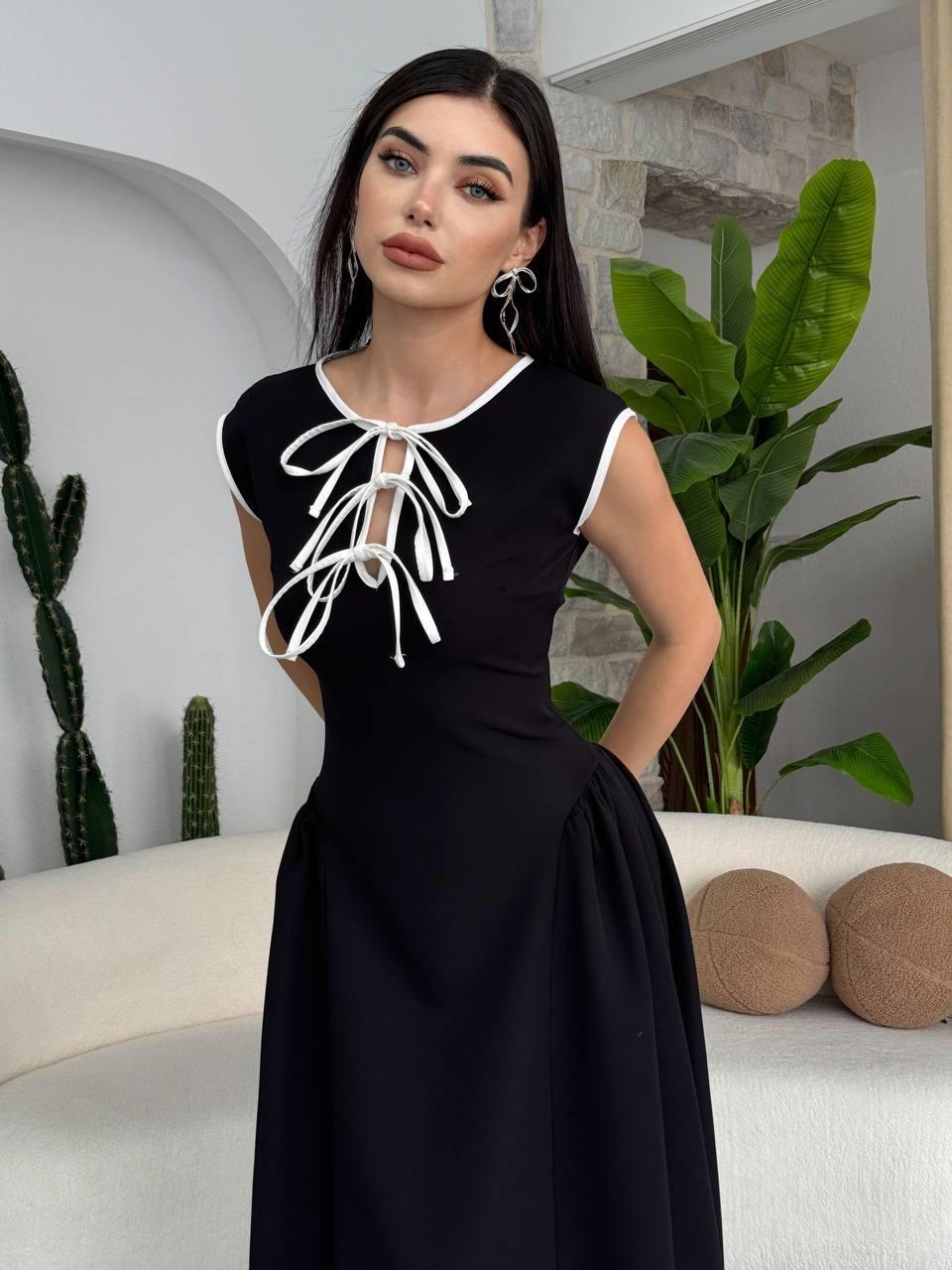 Eros Bow Detailed Dress