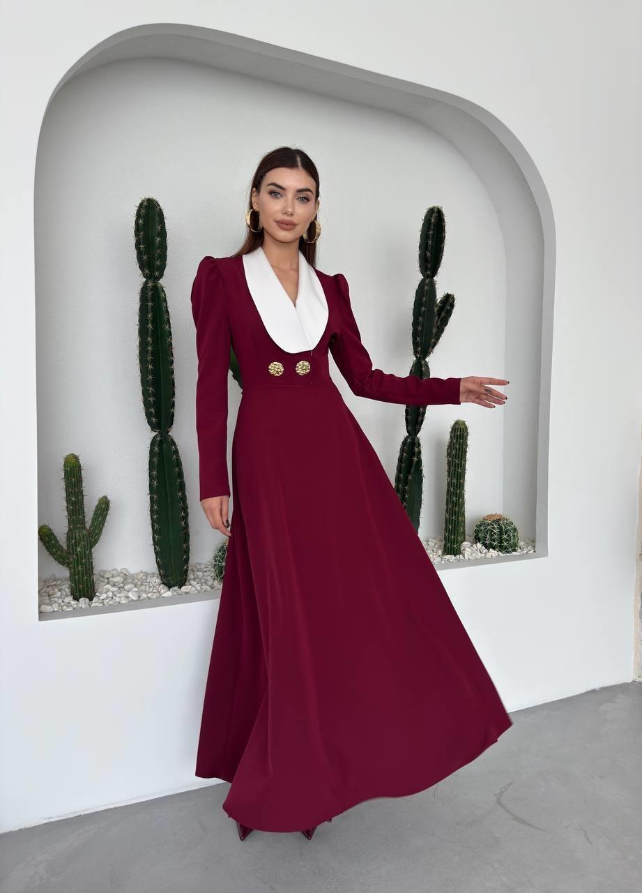 Heram Shawl Collar Dress