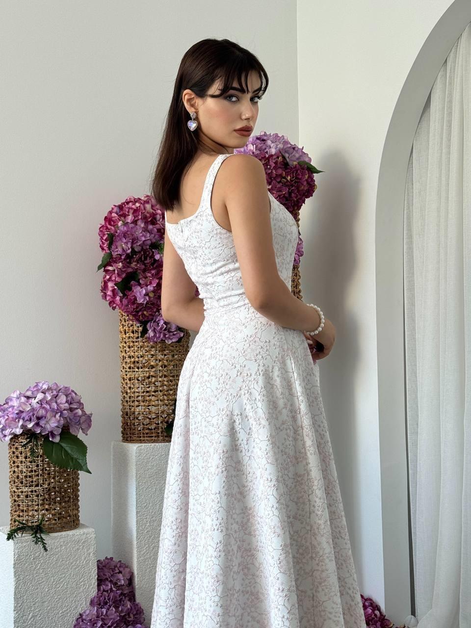 Kalf Flower Detailed Dress