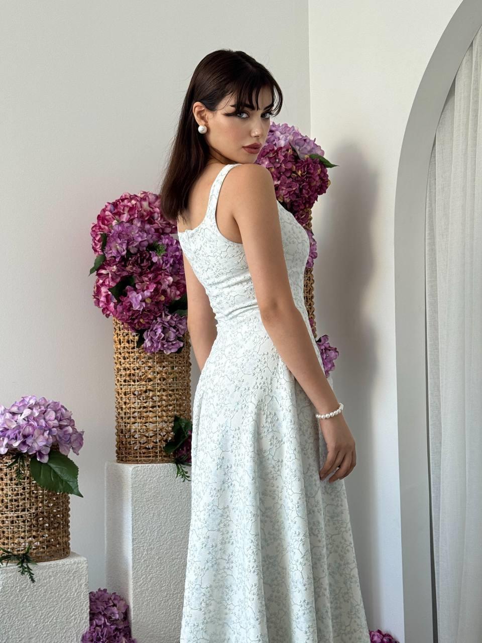 Kalf Flower Detailed Dress