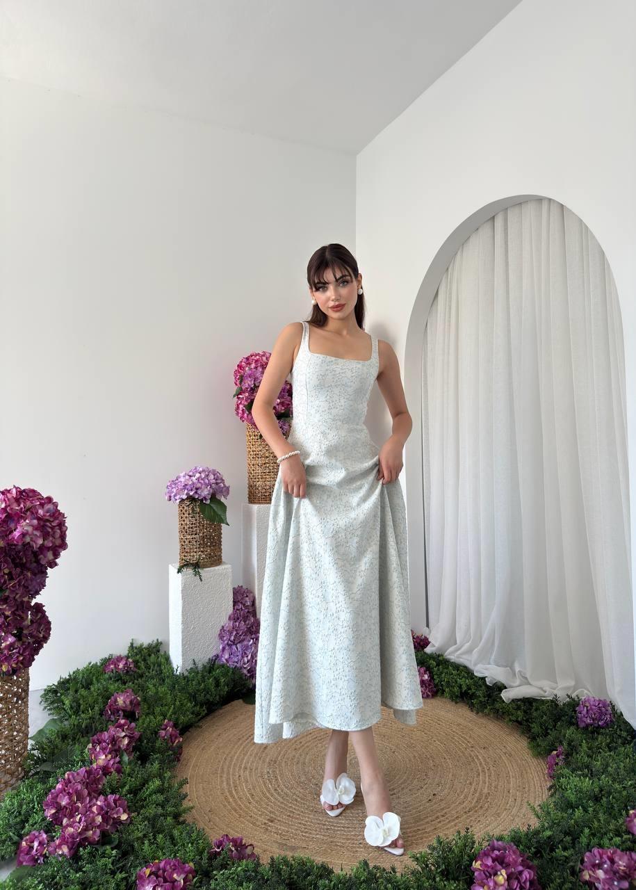 Kalf Flower Detailed Dress