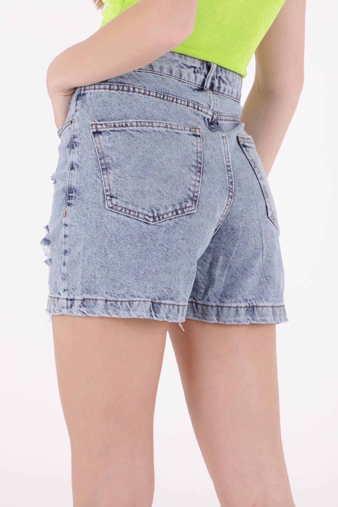 Lazerli Kot Şort 266-08-(S-XL-6)