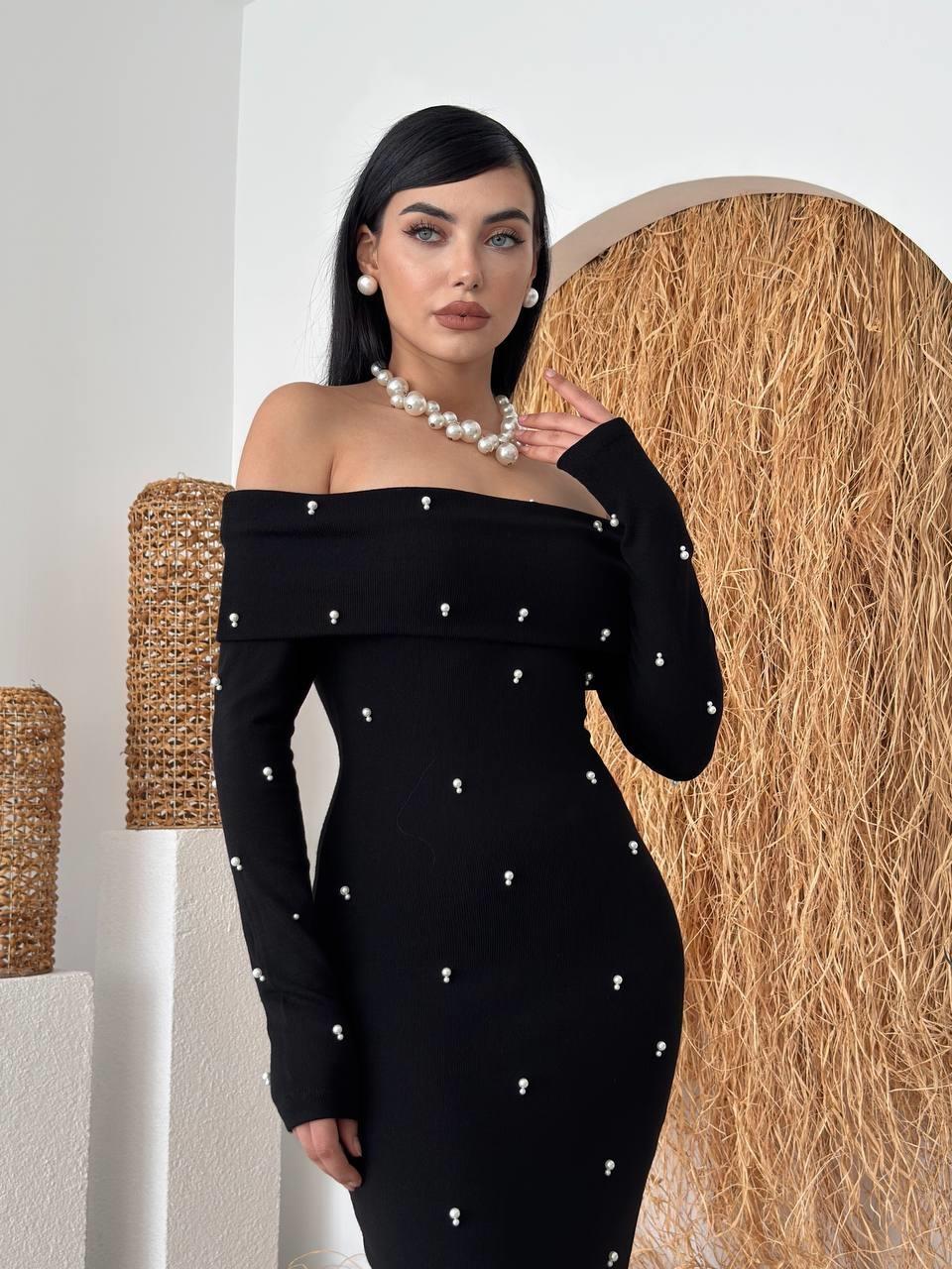 Ledo Pearl Detailed Dress