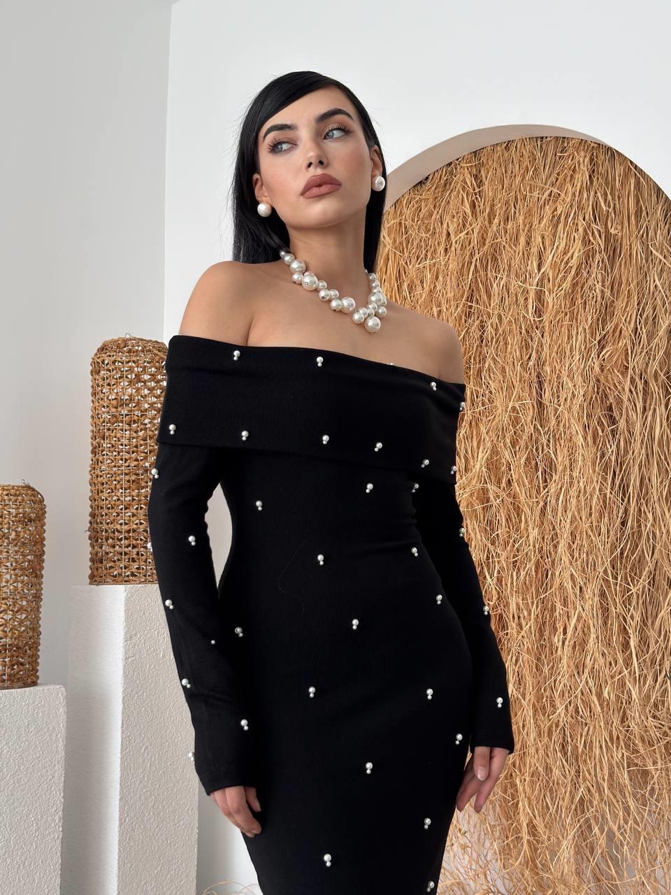 Ledo Pearl Detailed Dress