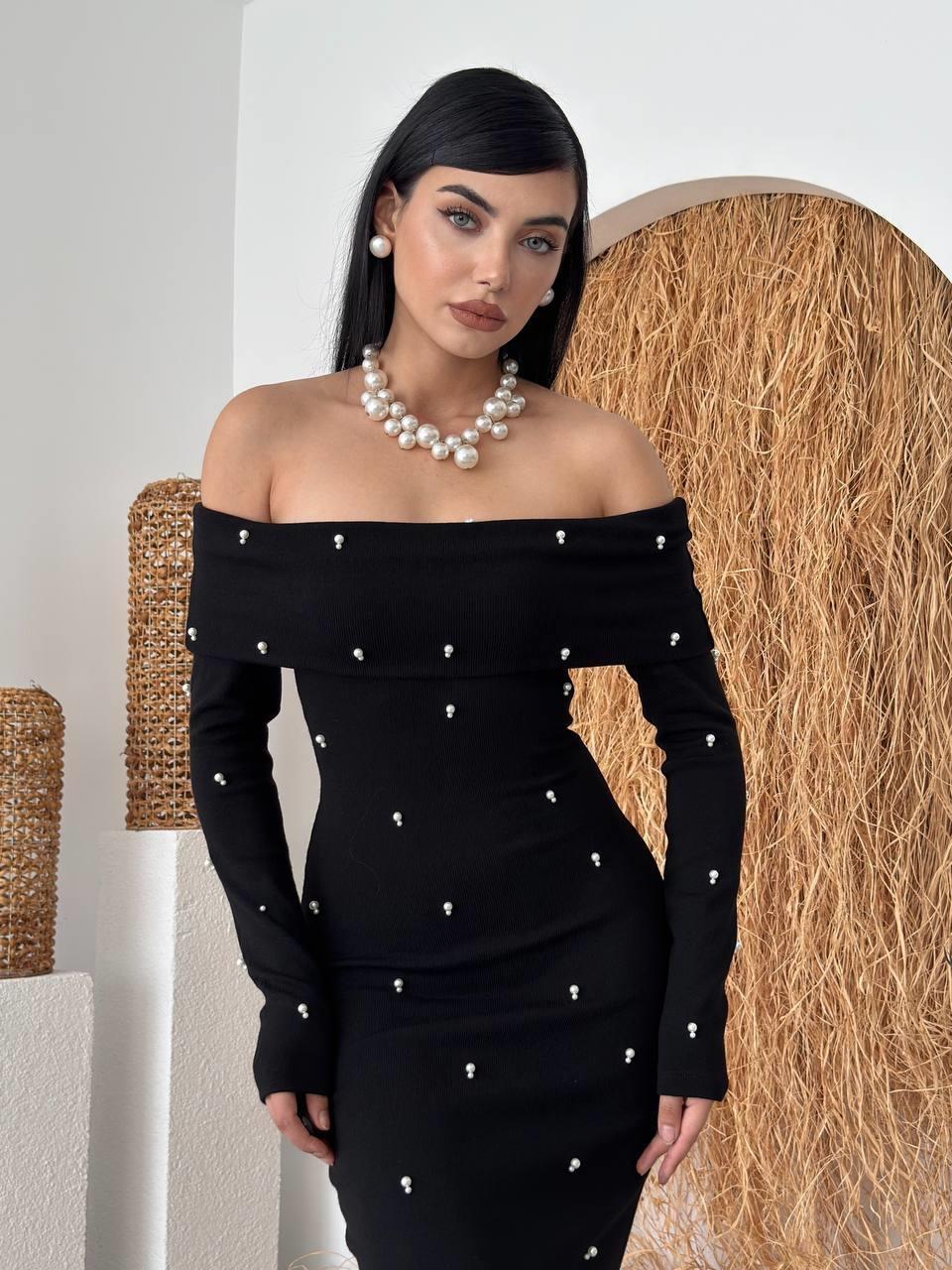 Ledo Pearl Detailed Dress