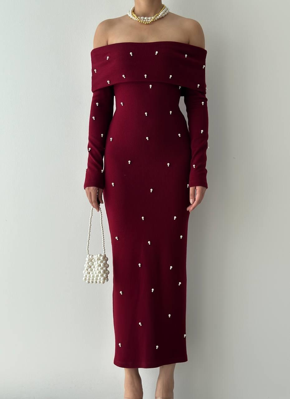 Ledo Pearl Detailed Dress