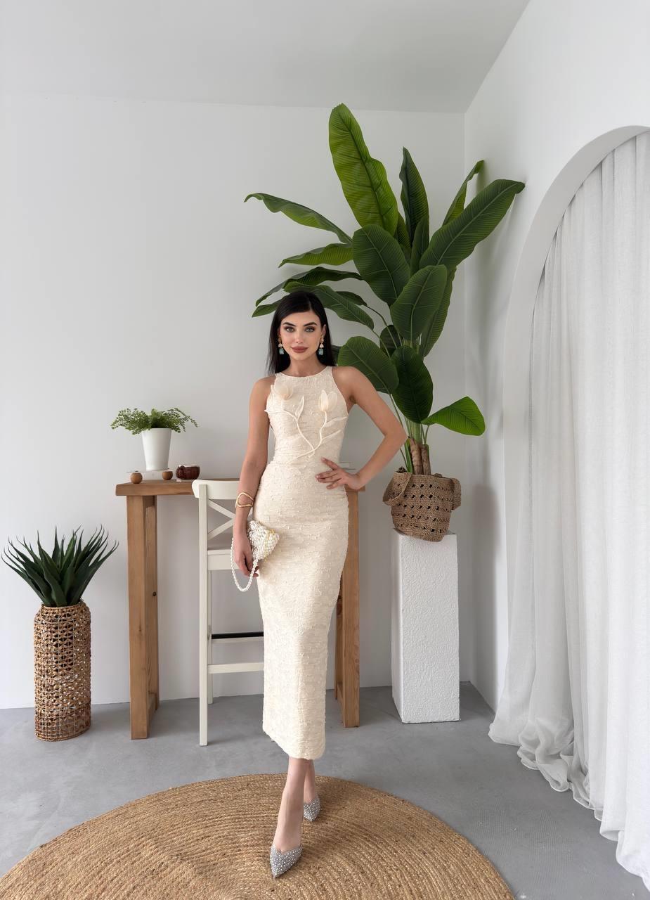 Lers Flower Detailed Dress