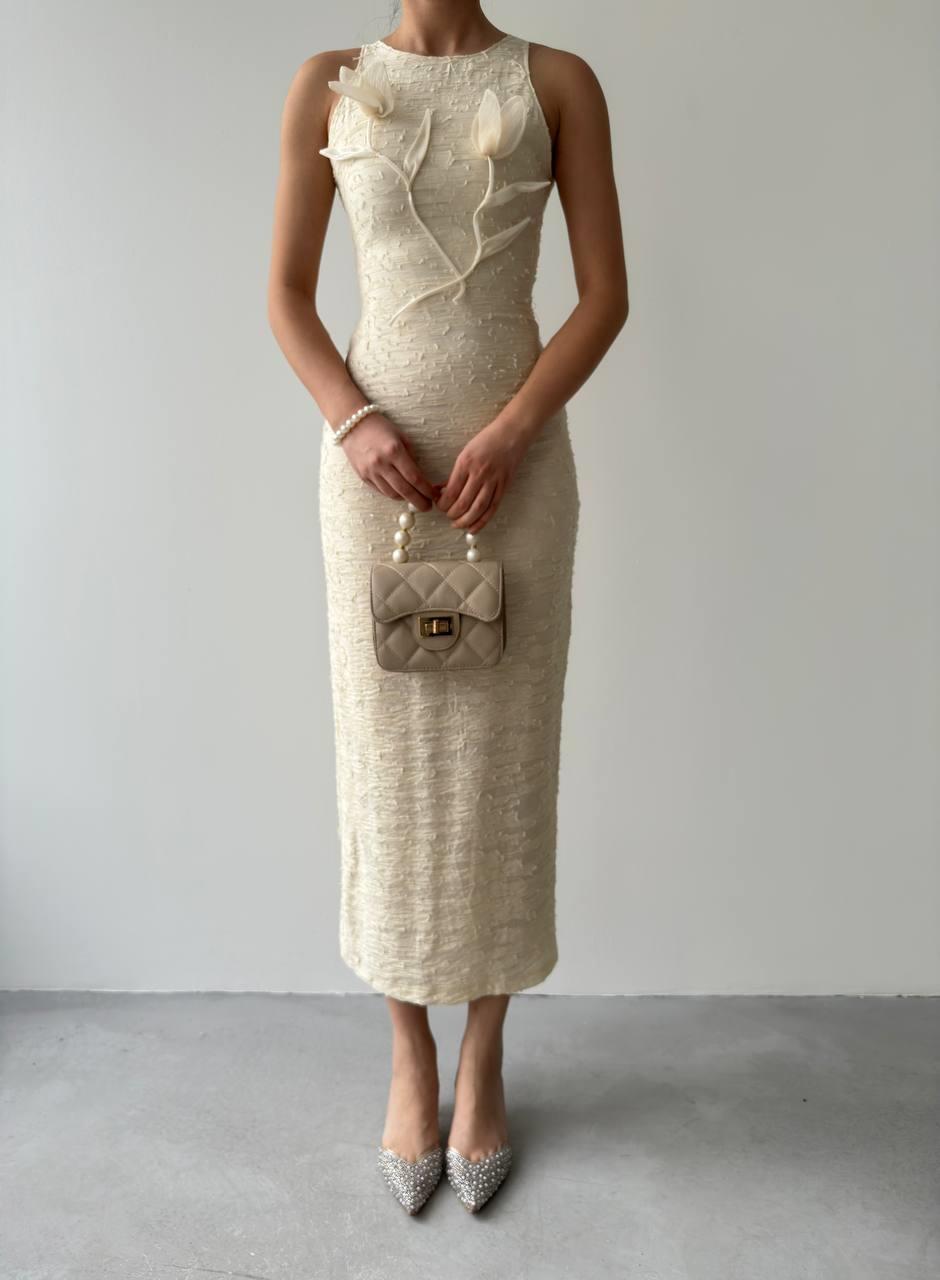 Lers Flower Detailed Dress