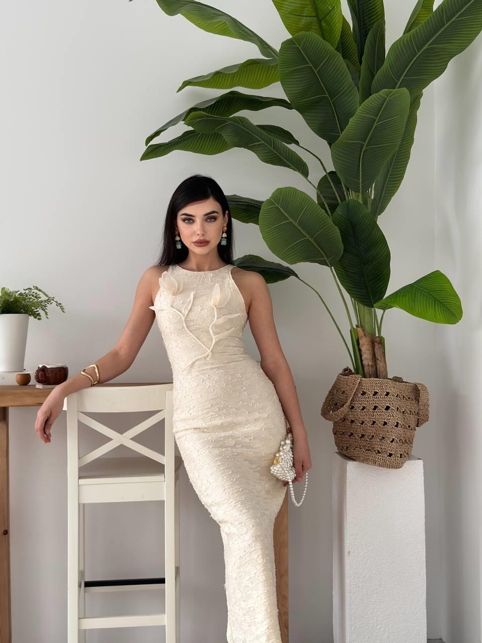 Lers Flower Detailed Dress