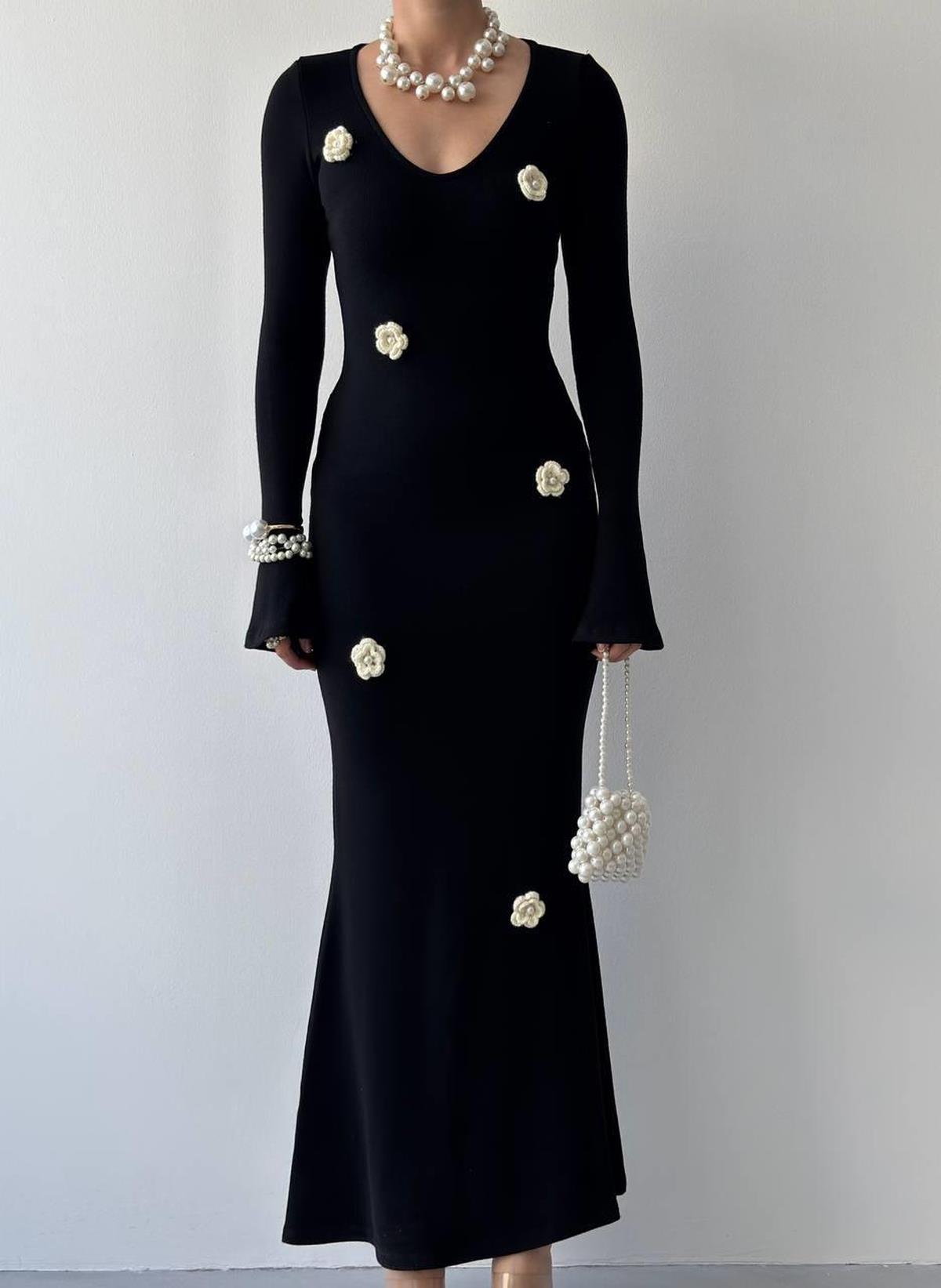 Major Flower Detailed Dress