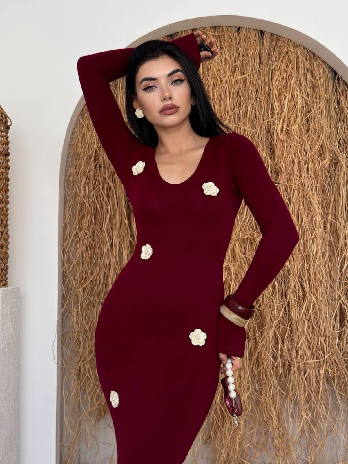 Major Flower Detailed Dress
