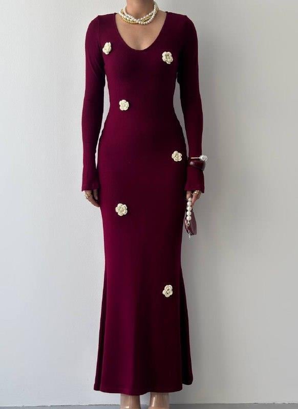 Major Flower Detailed Dress