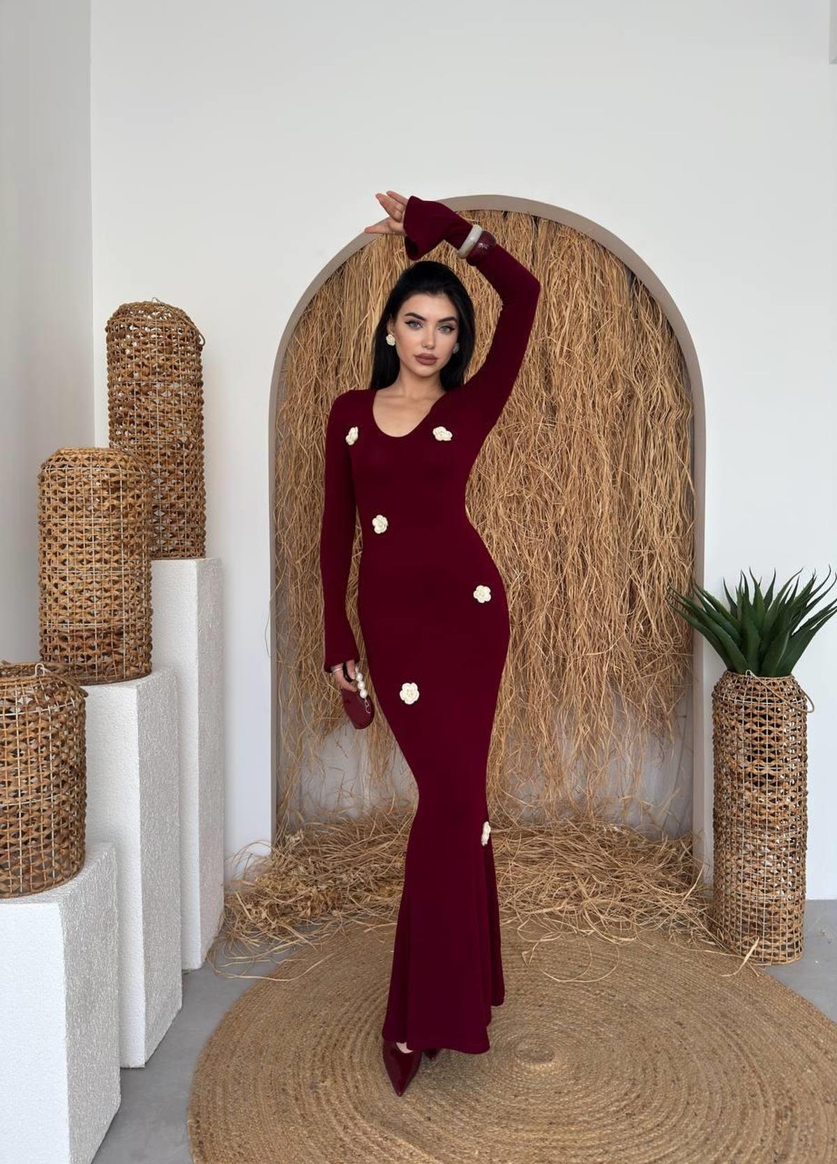 Major Flower Detailed Dress