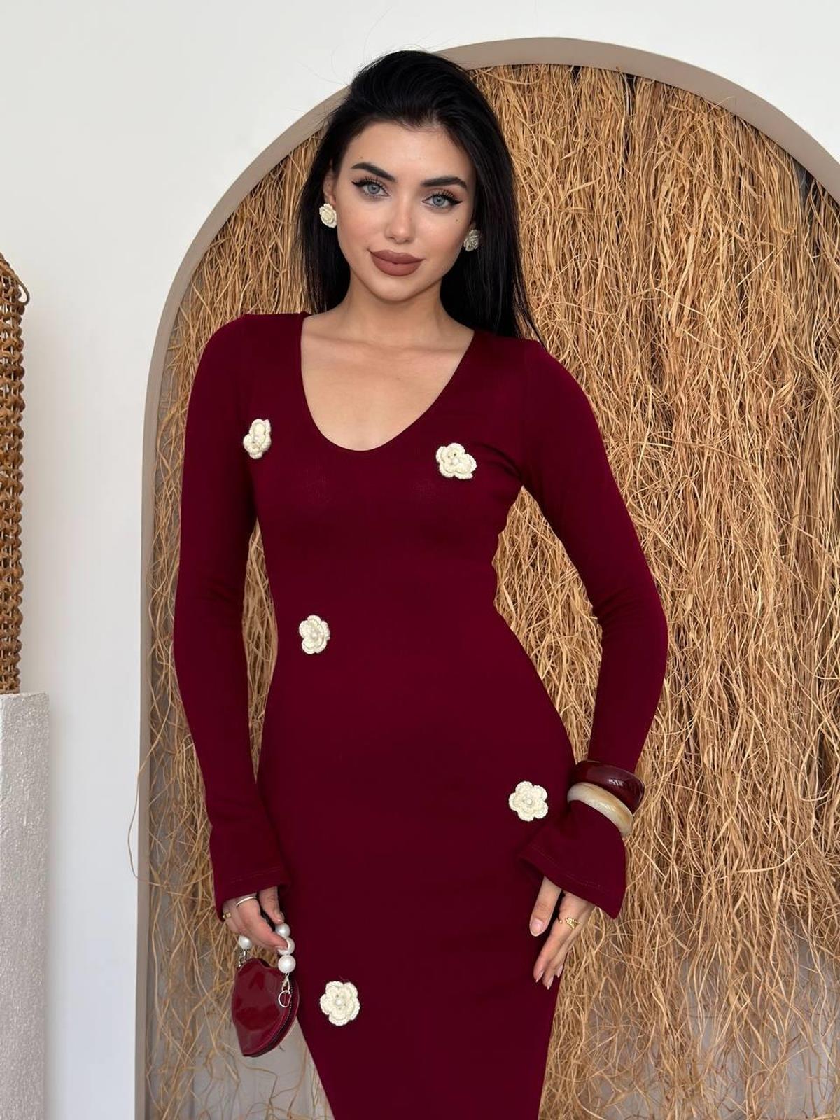 Major Flower Detailed Dress