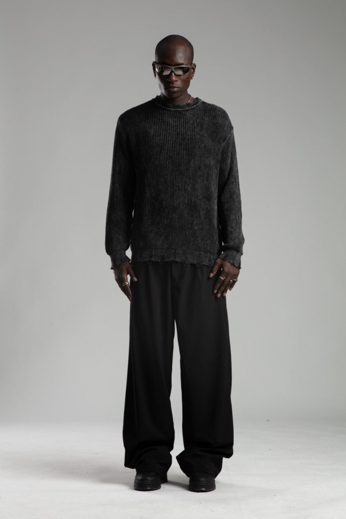 Men sweater wholesale Black color 699335