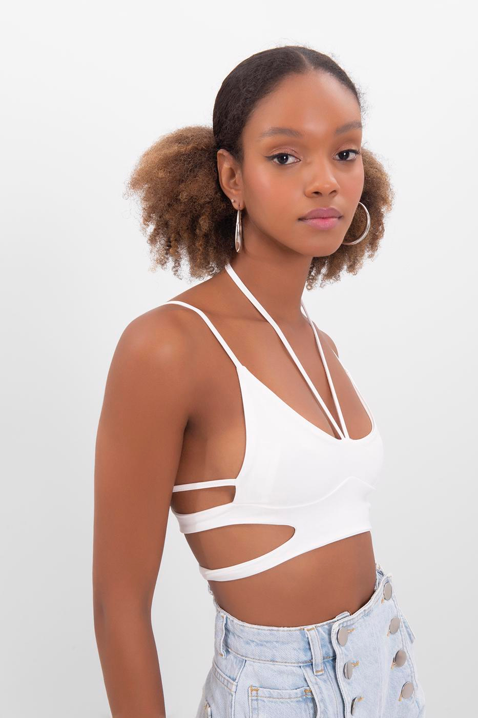 Neck Strapped Bustier