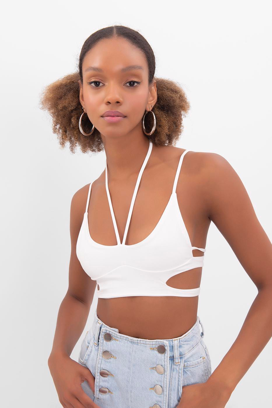 Neck Strapped Bustier
