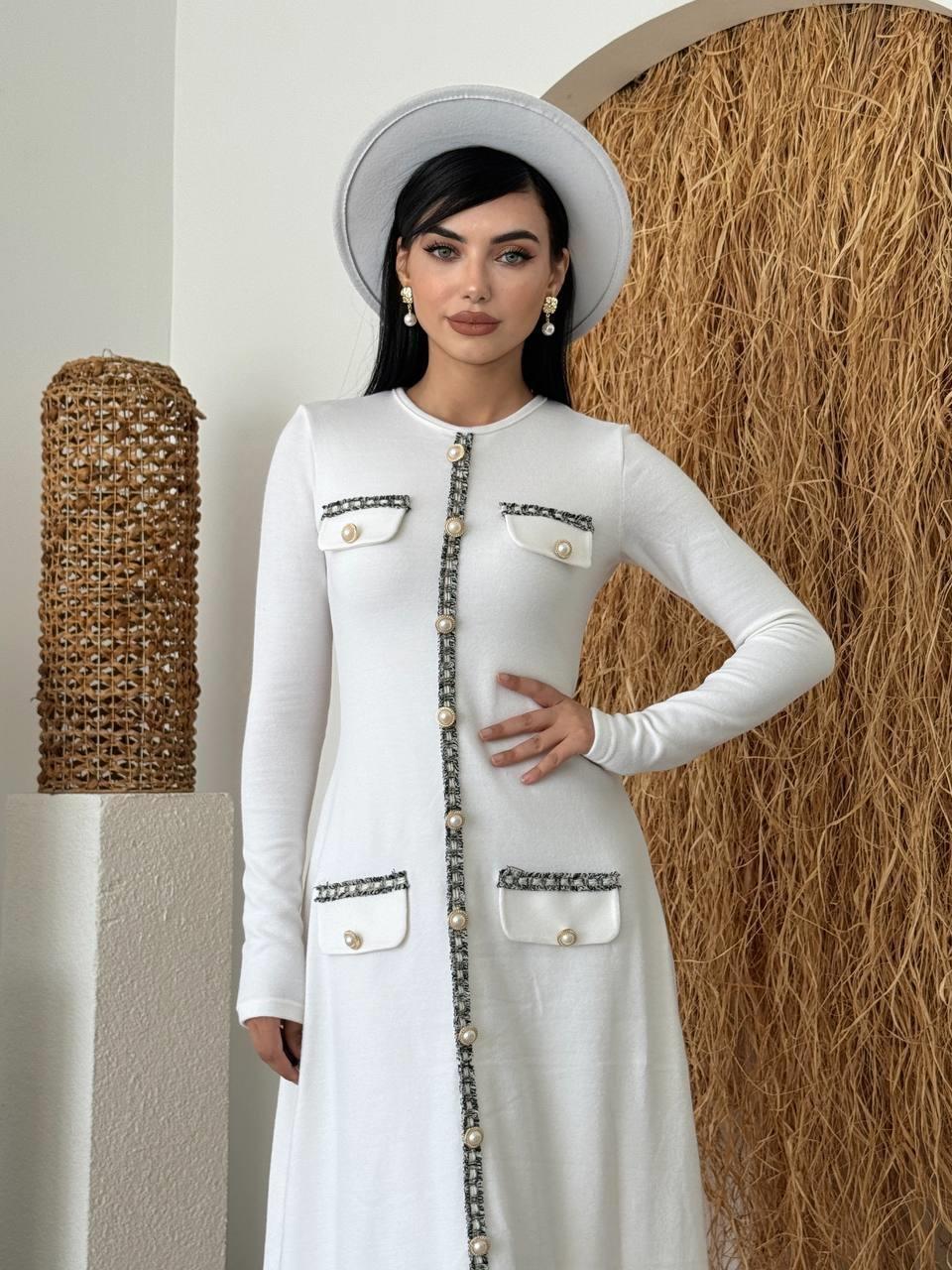 Orla Button Detailed Dress