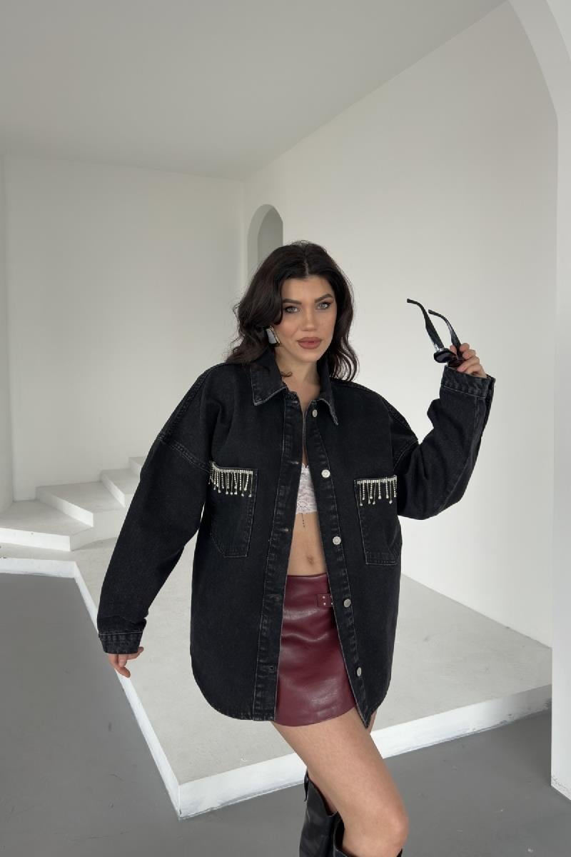 Oversize Kot Gömleklı 6034-23-(S+XL+4)