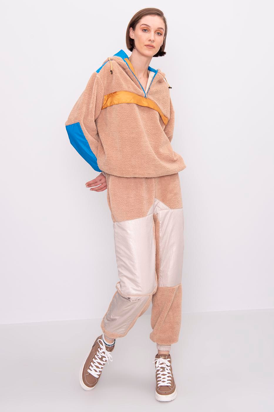 Patchwork Plush Joggers