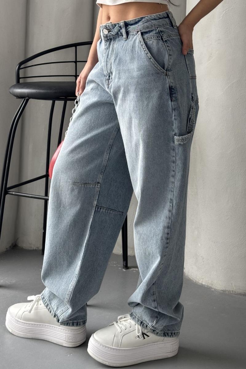 Pensli Baggy Kot Pantolon 7059-23-(26-31)