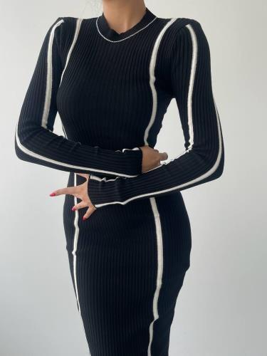 Ribbon Knitwear Dress