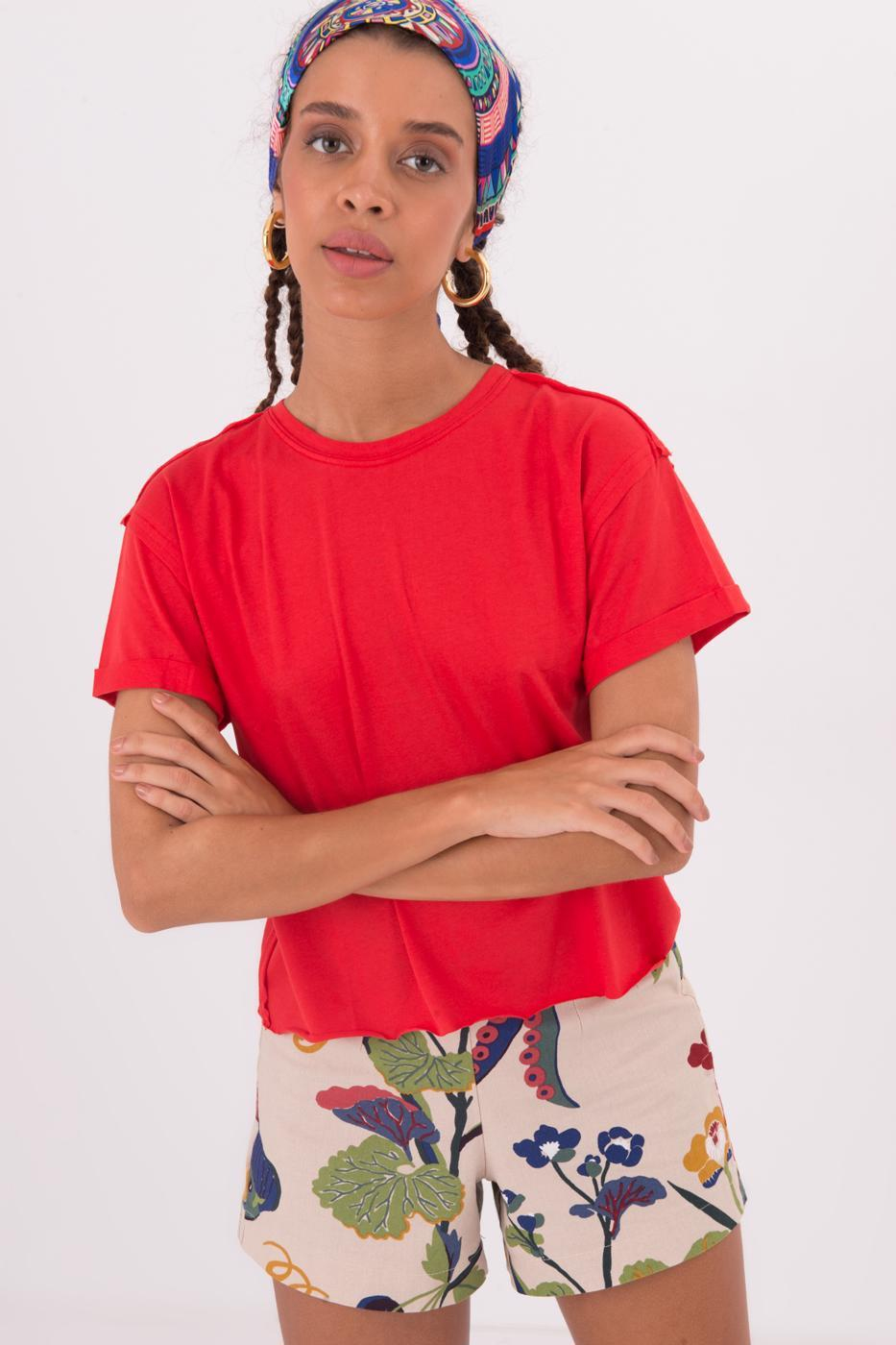 Round Neck Short Sleeve T-Shirt