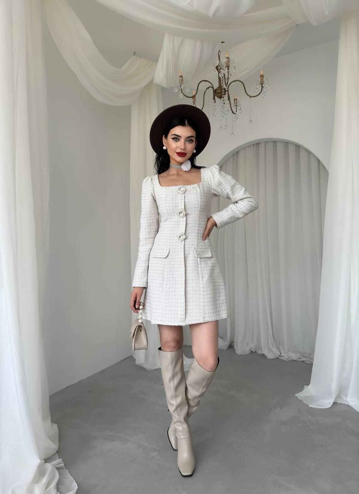 Sassa Button Detailed Dress