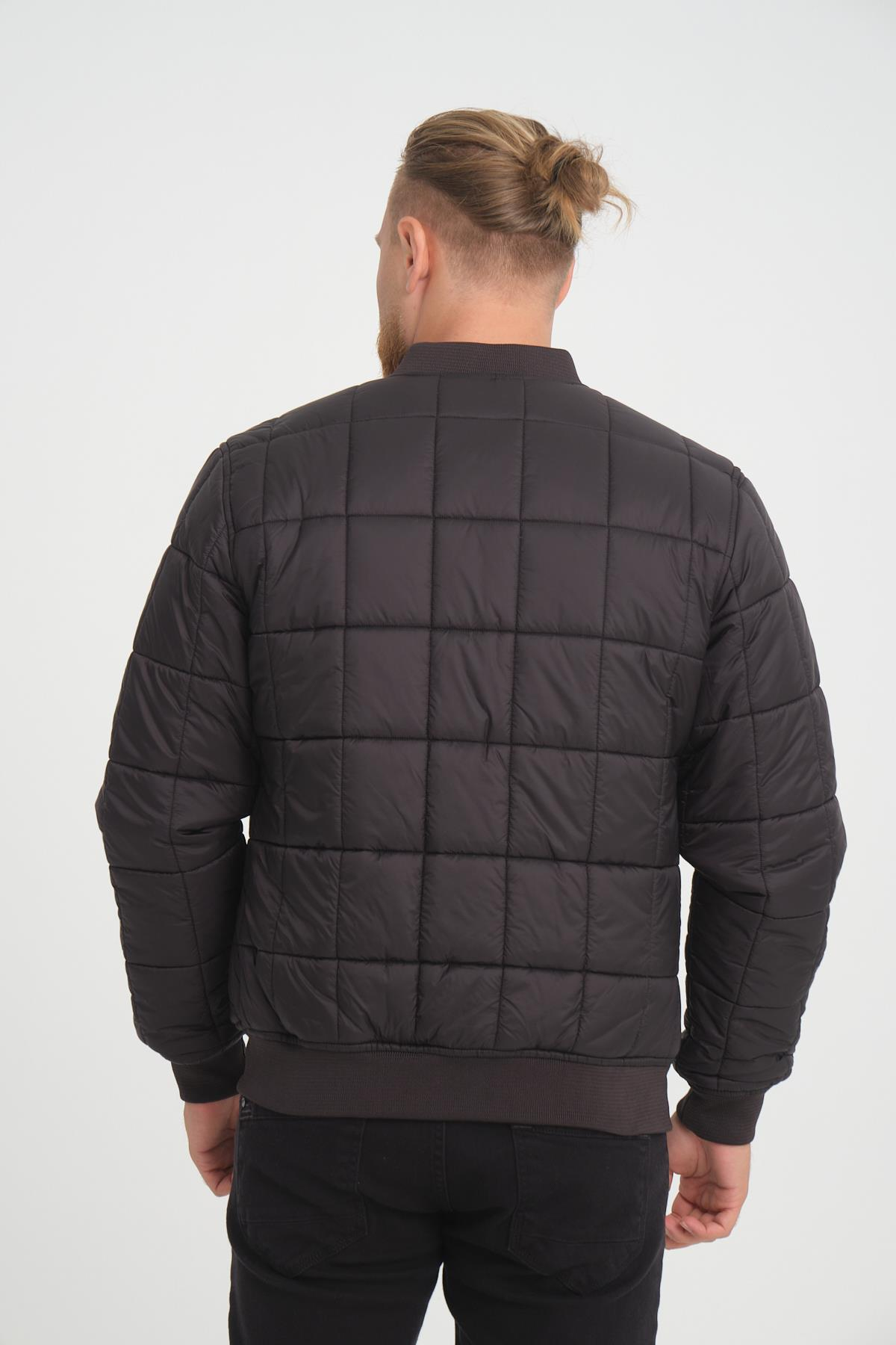 Wholesale Black Quilted Pilot Jacket 4574S
