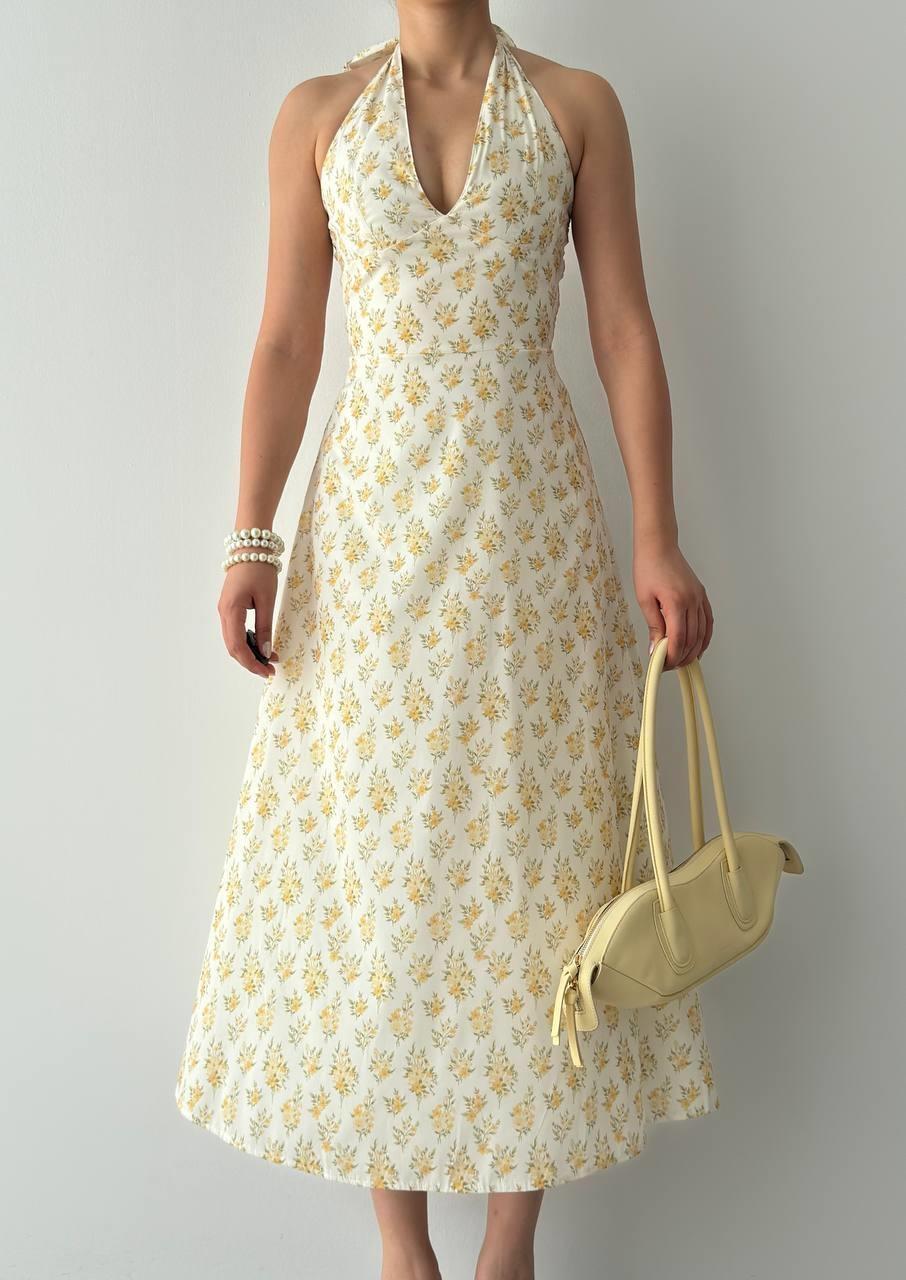 Spen Neck Tie Dress