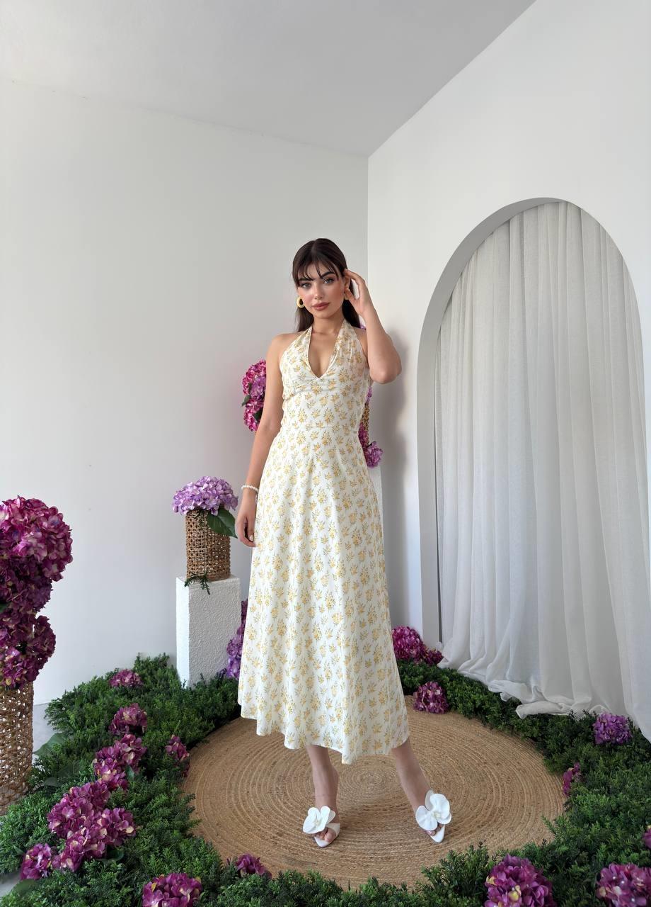 Spen Neck Tie Dress