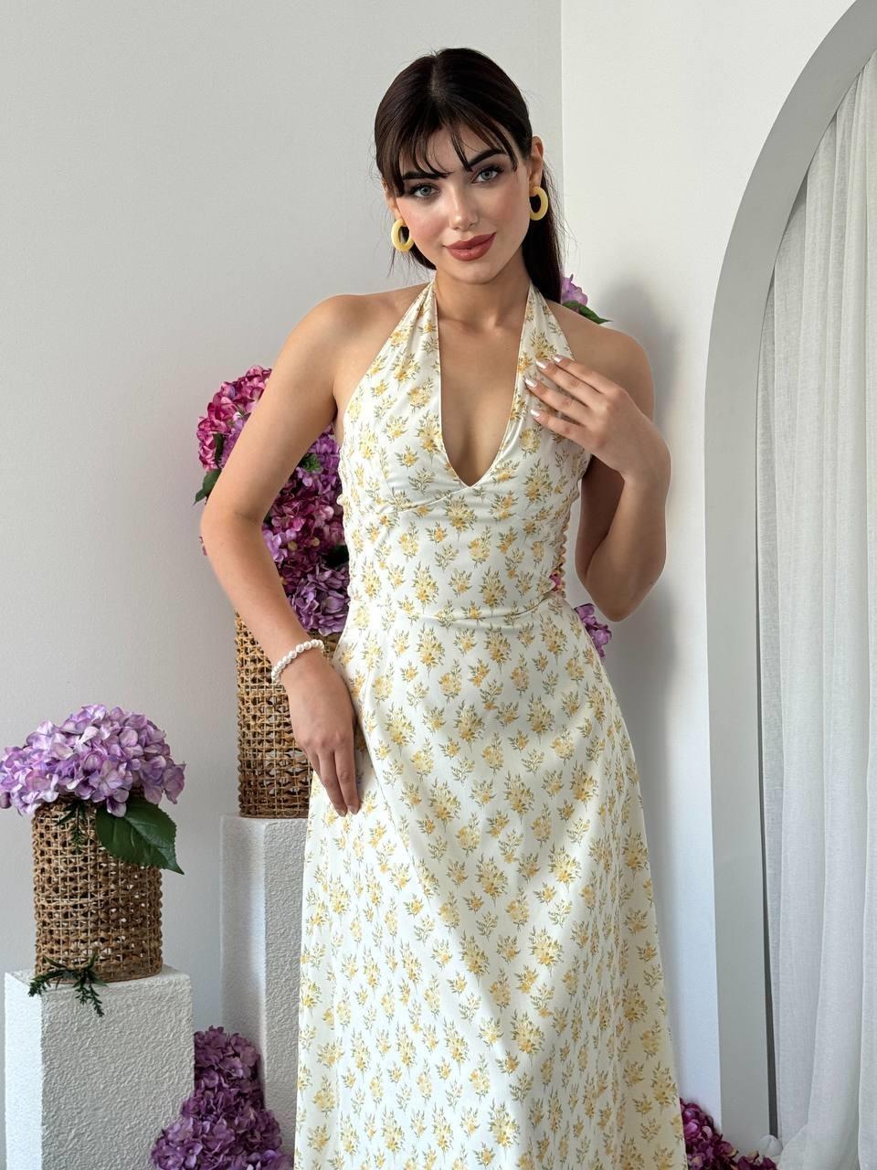 Spen Neck Tie Dress
