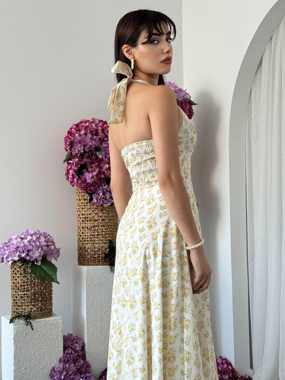 Spen Neck Tie Dress