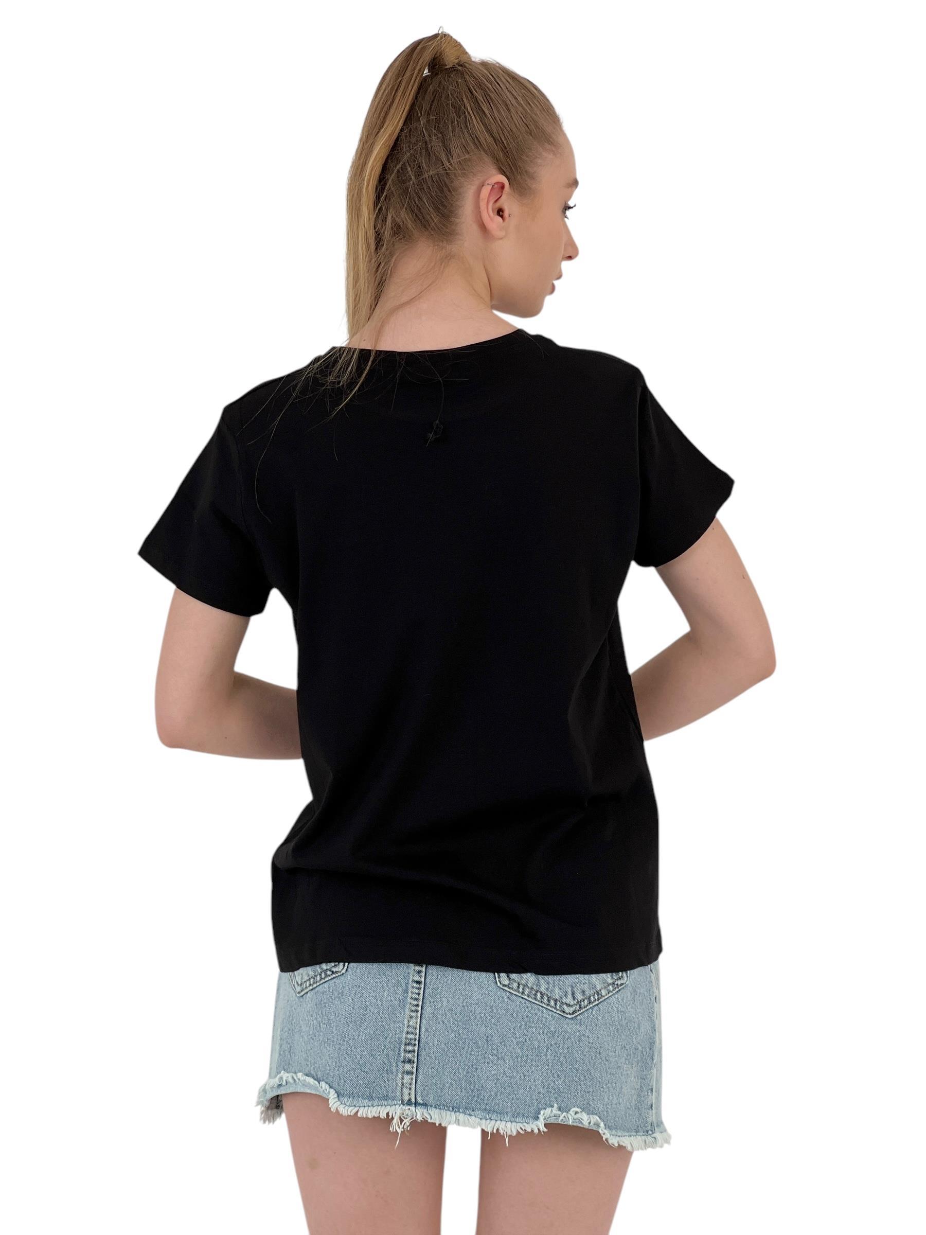 <Strong>Enjoy The Moment Baskılı Siyah Oversize T-Shirt<Br />&Nbsp;</Strong>