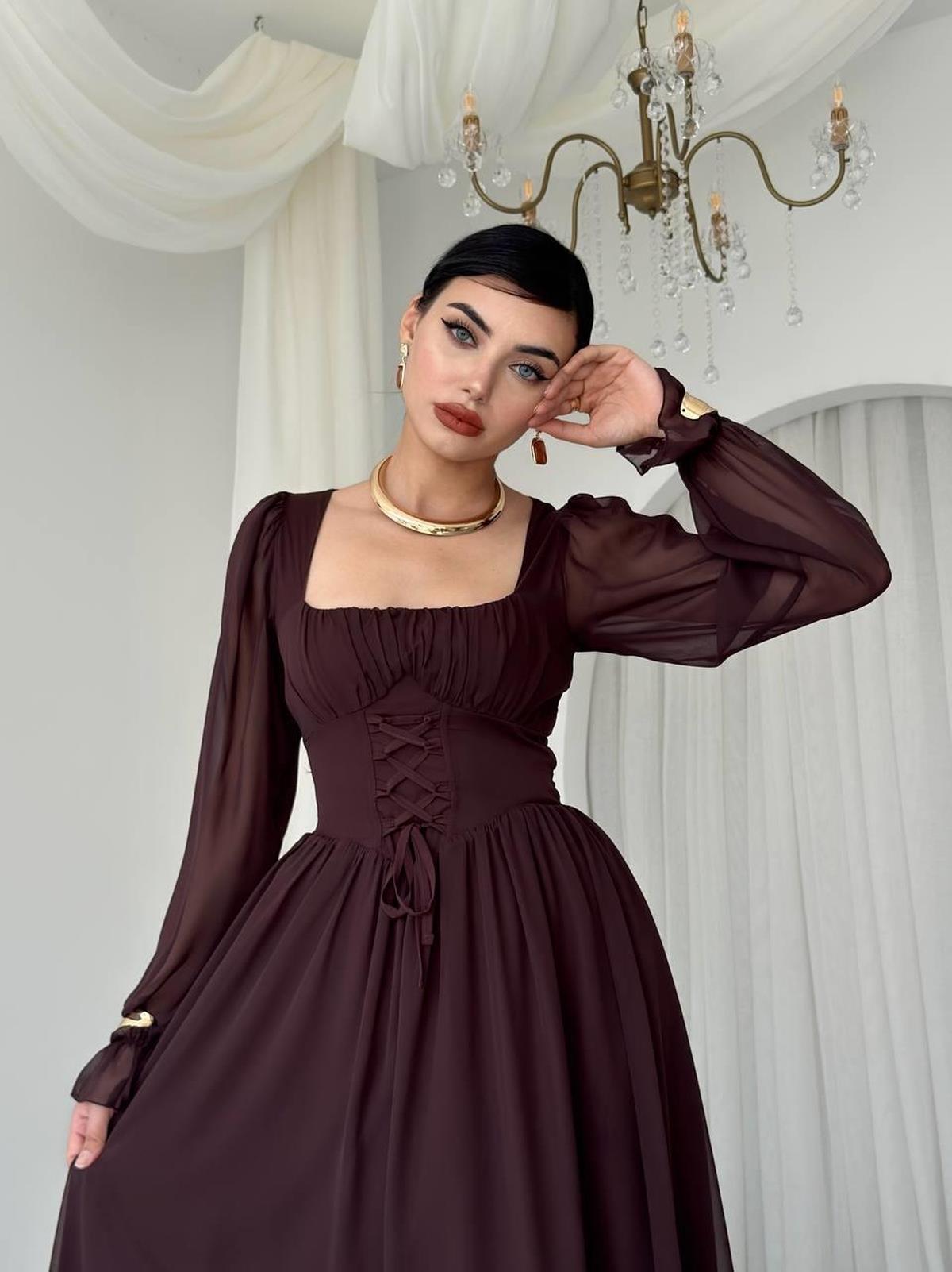 Tamo Bodice Tie Dress