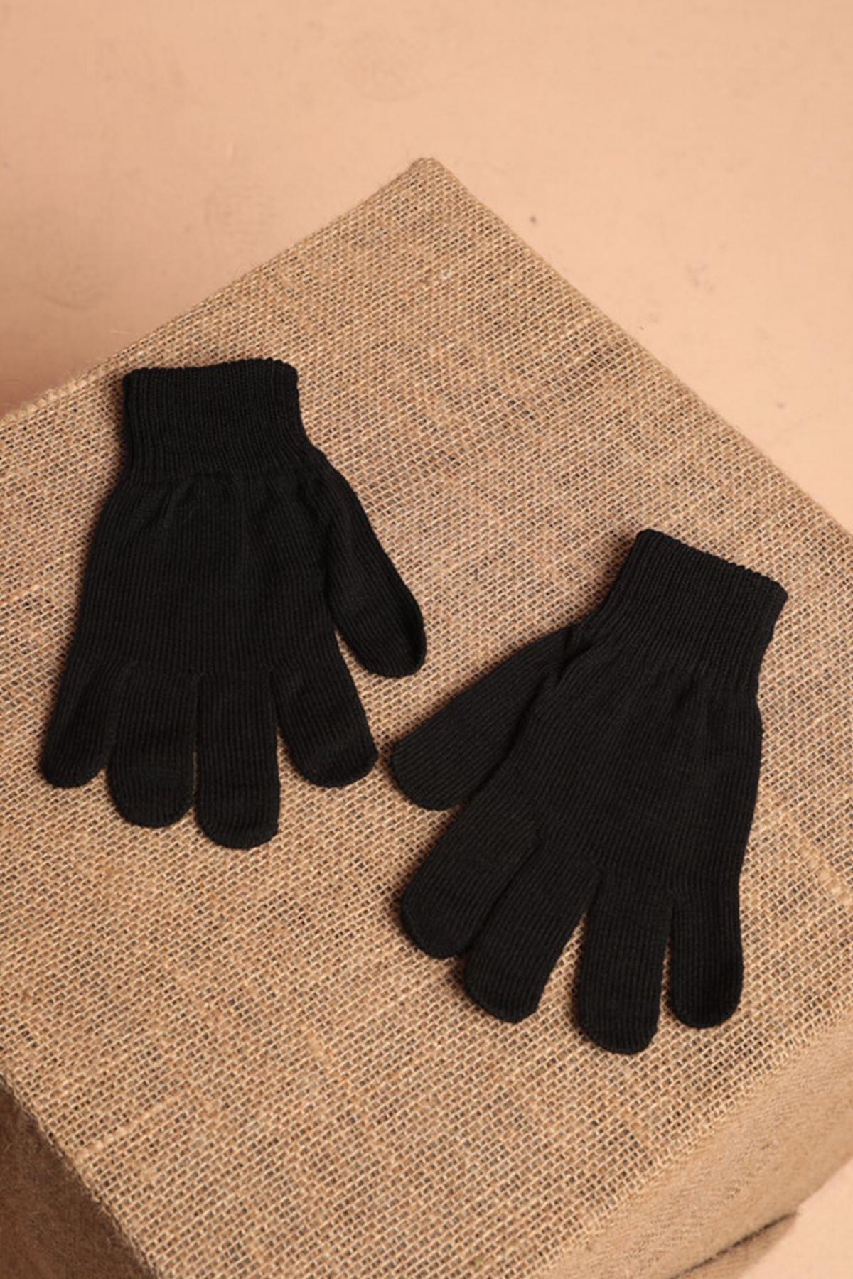 Thick Women's Black Gloves