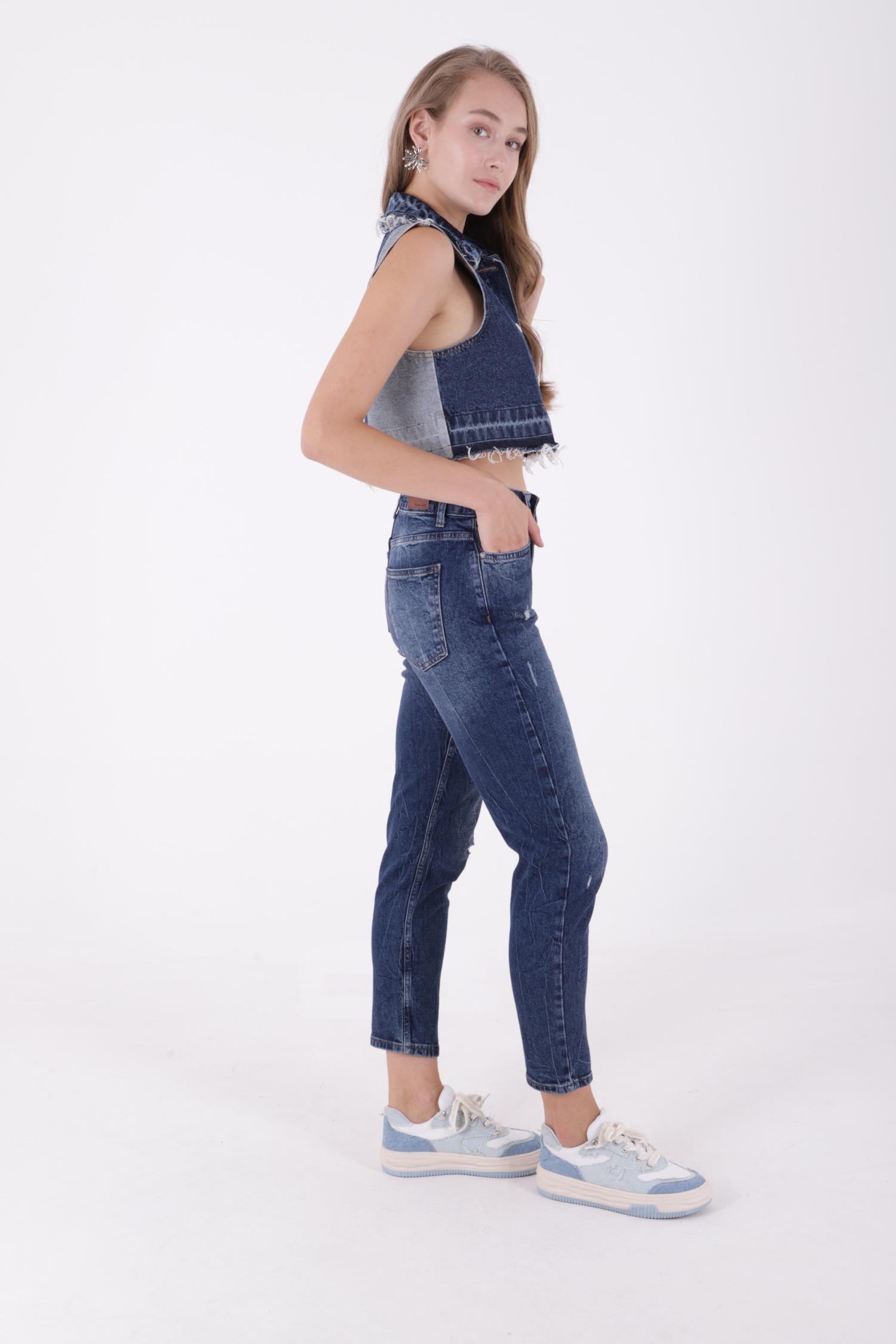 Tık Likra Pantolon 7036-01-(26-31)