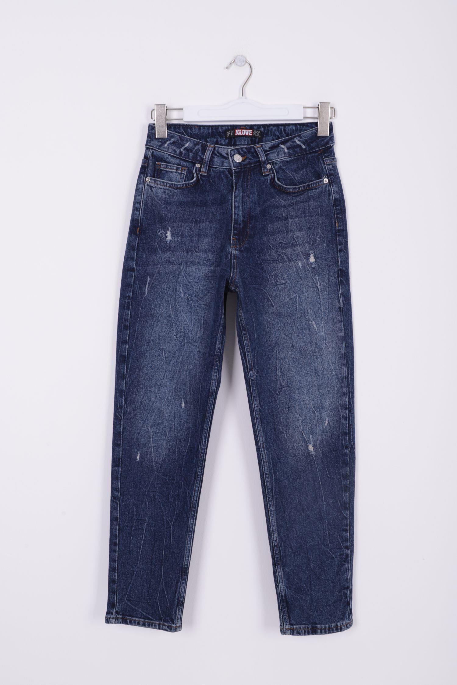 Tık Likra Pantolon 7036-01-(26-31)