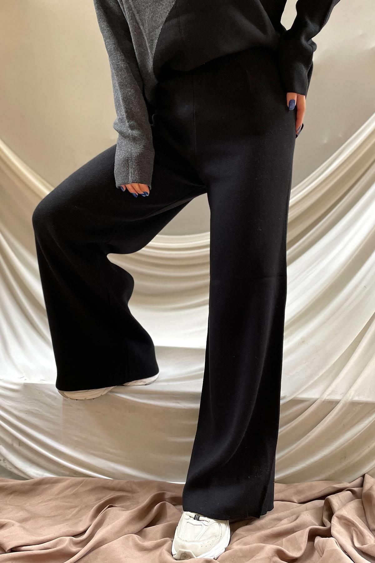 Triko Pantolon - Siyah