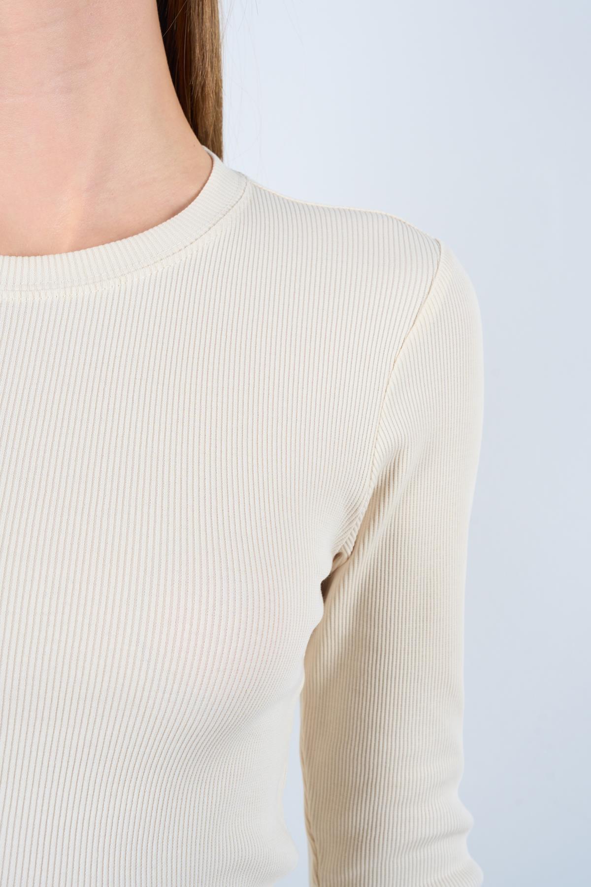 Uzun Kollu Body - Ekru