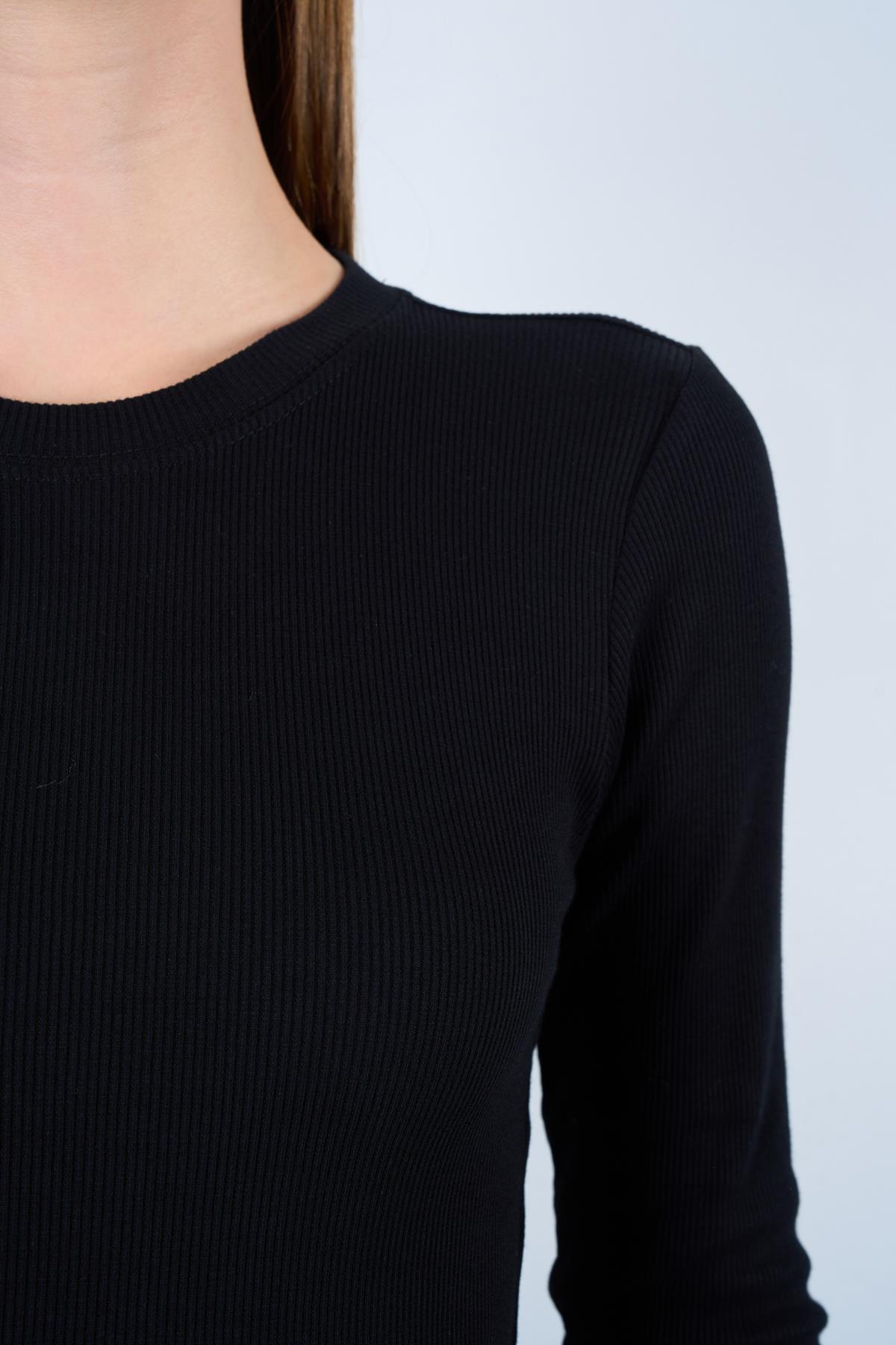 Uzun Kollu Body - Siyah