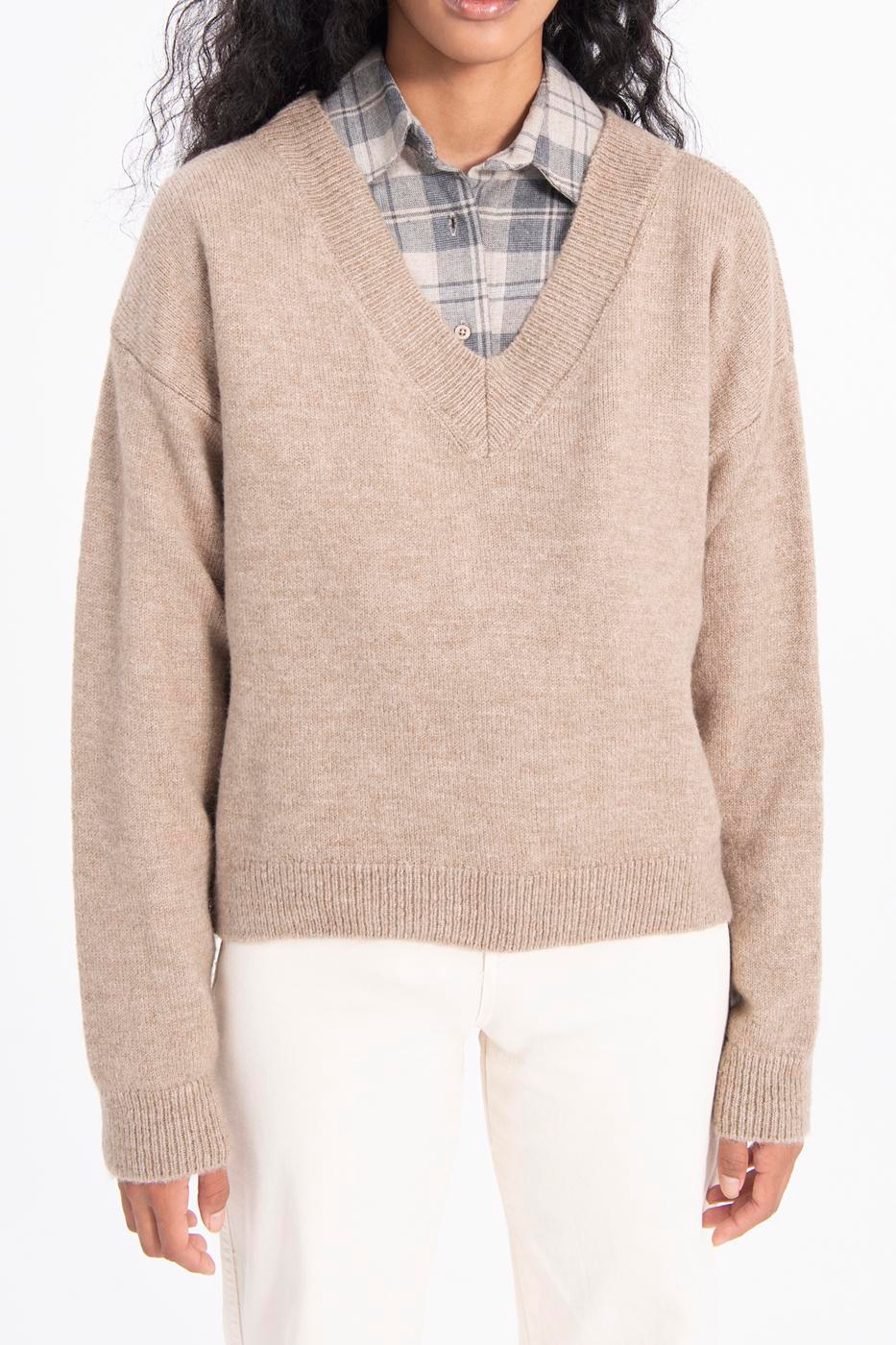 V-neck sweater