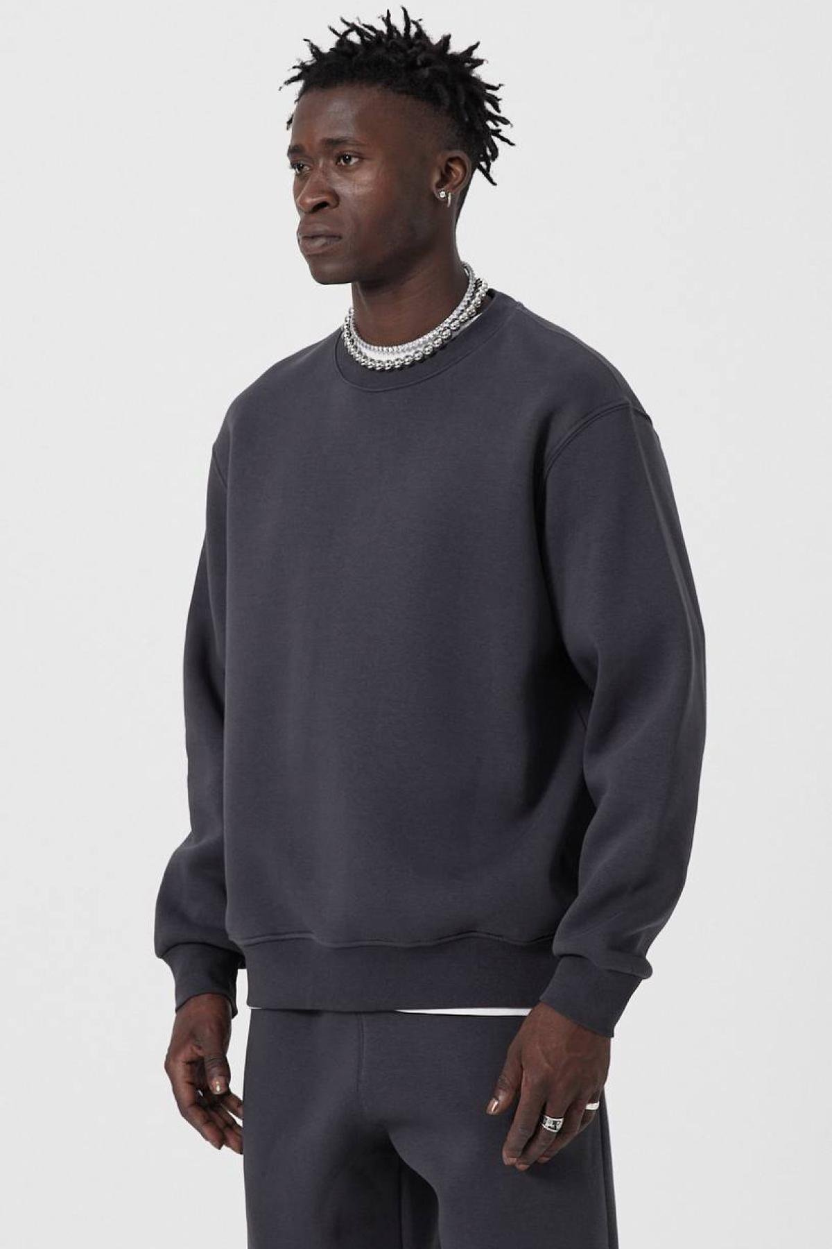 Wholesale Men Anthracite Sweatshirt 739206