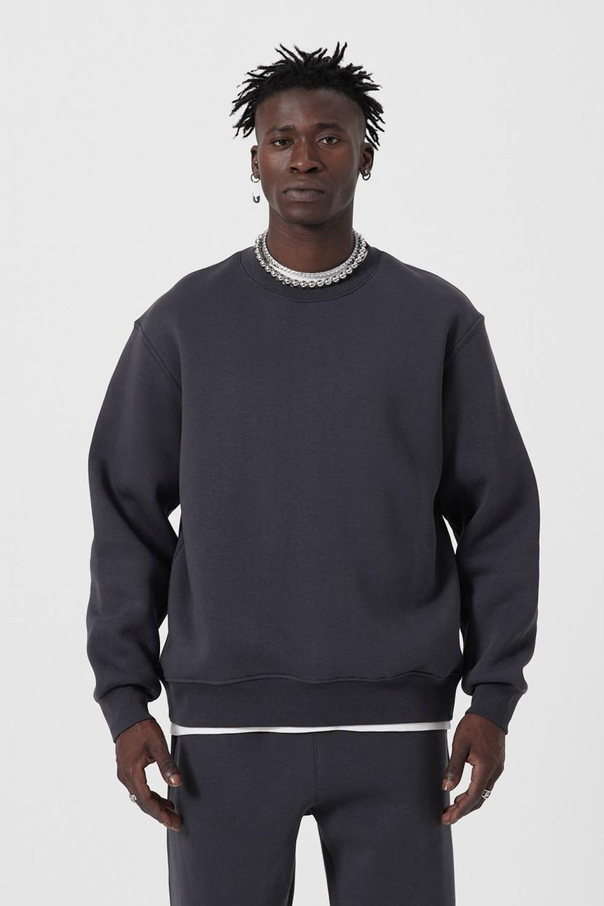 Wholesale Men Anthracite Sweatshirt 739206