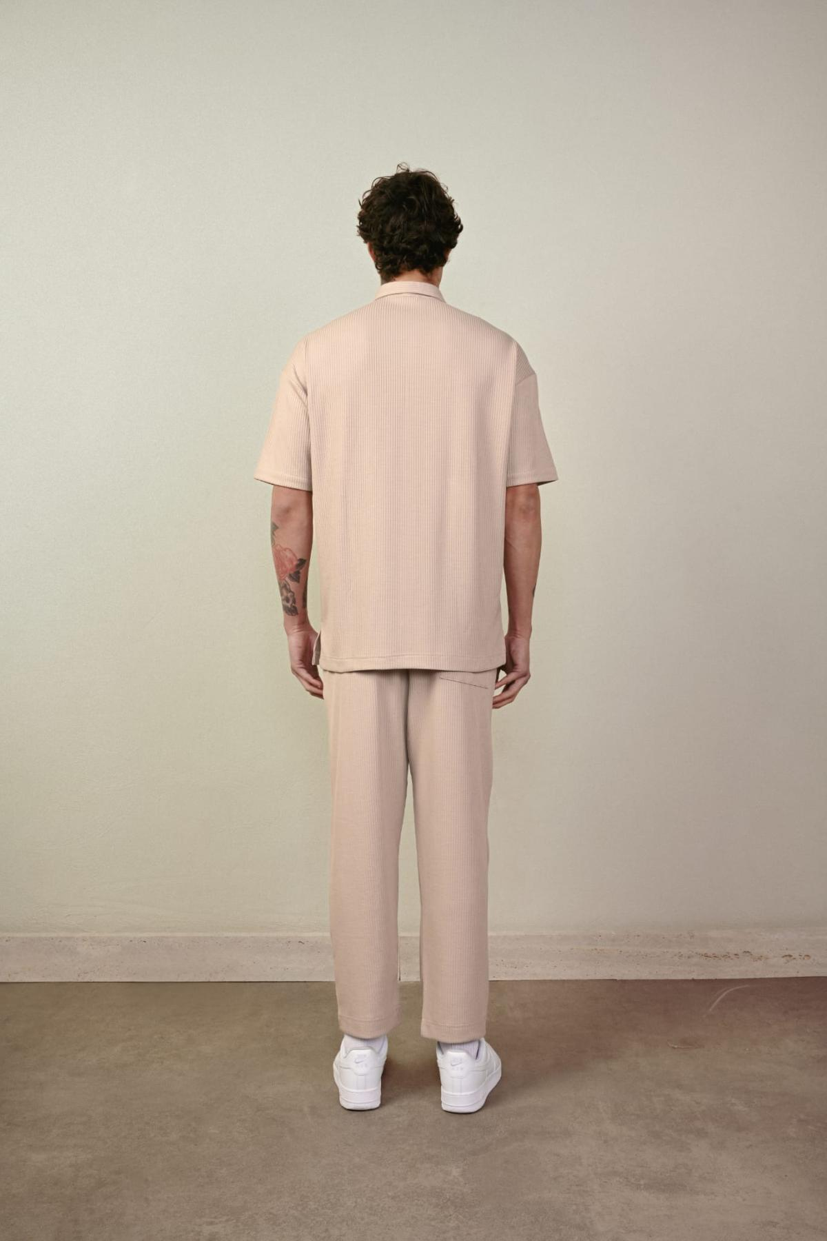 Wholesale Men Beige Pants 738724