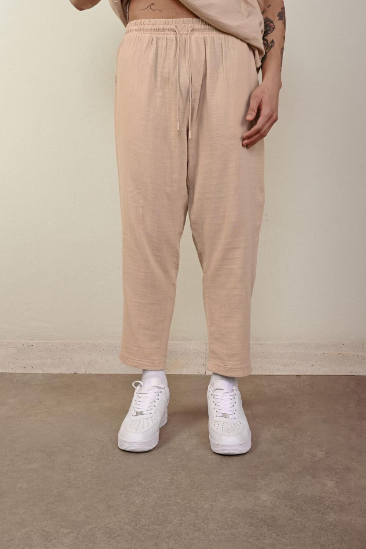 Wholesale Men Beige Pants 738927
