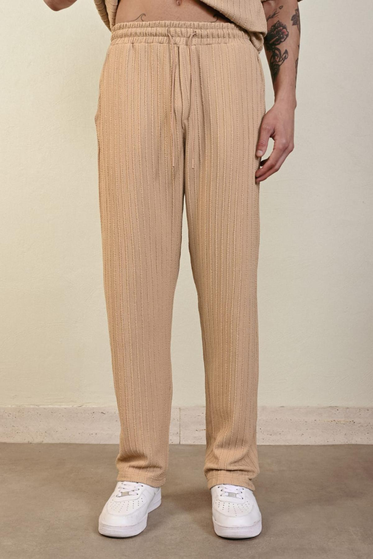 Wholesale Men Beige Pants 738354