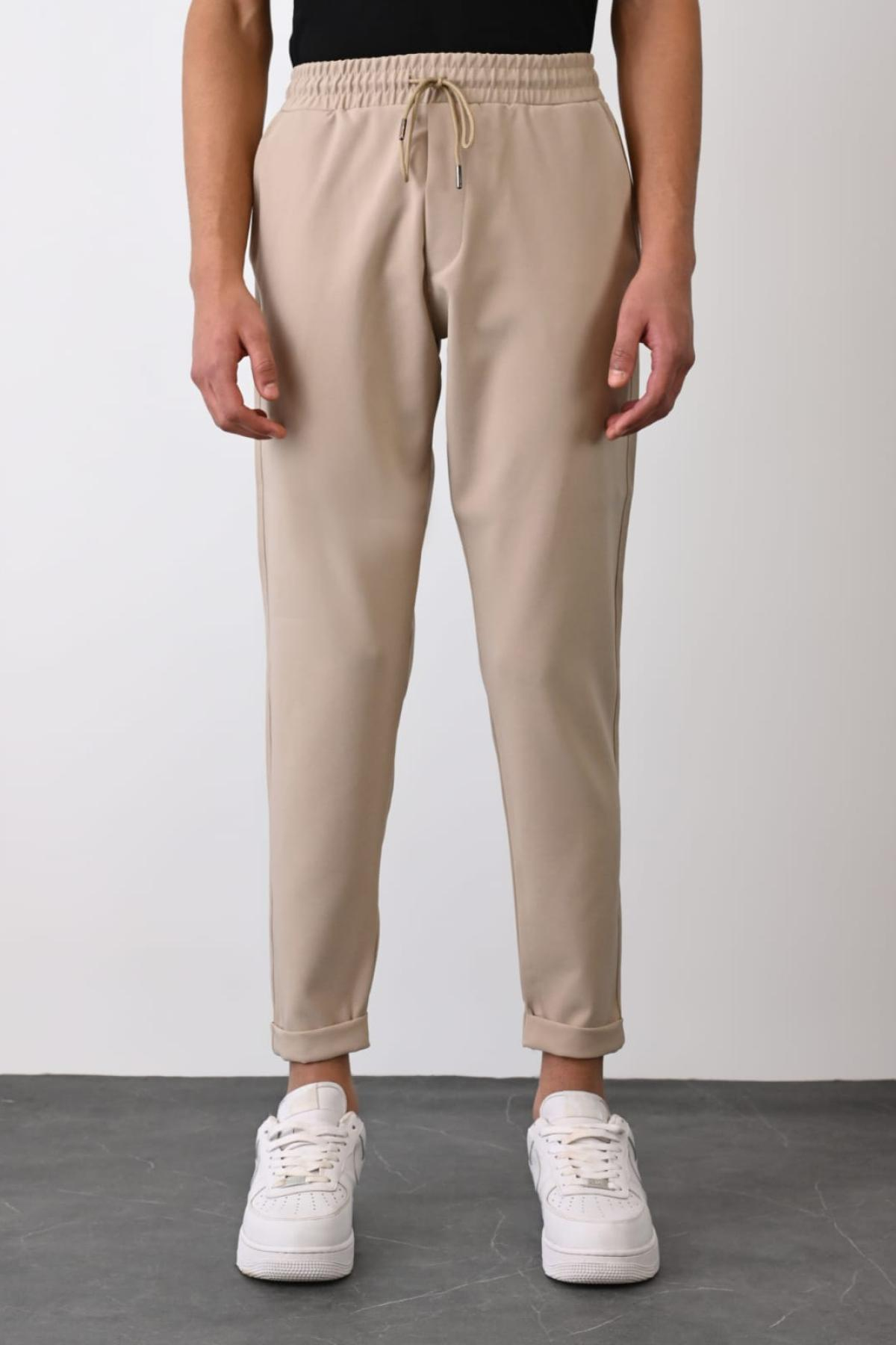 Wholesale Men Beige Pants 738366