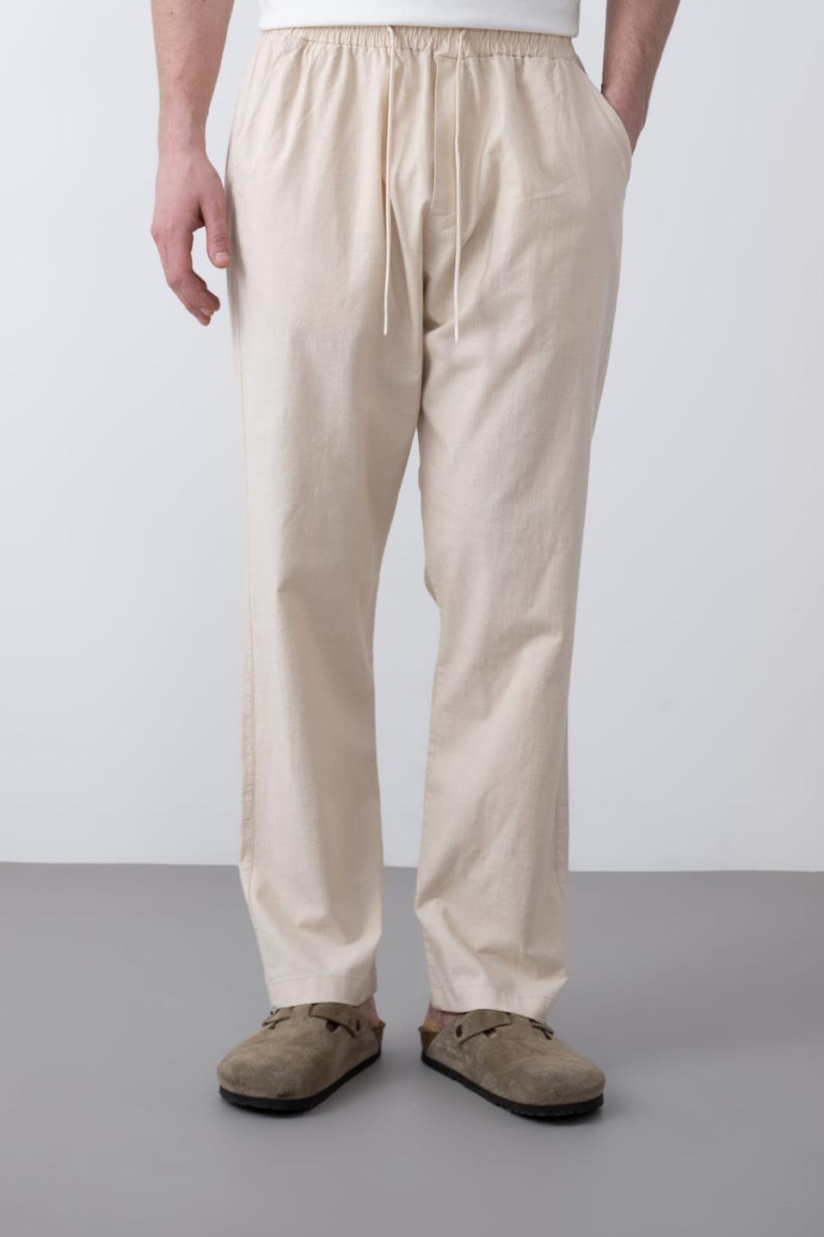 Wholesale Men Beige Pants 738324